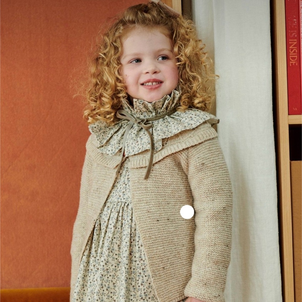 La Coqueta Cozy Cream Kids Sweater